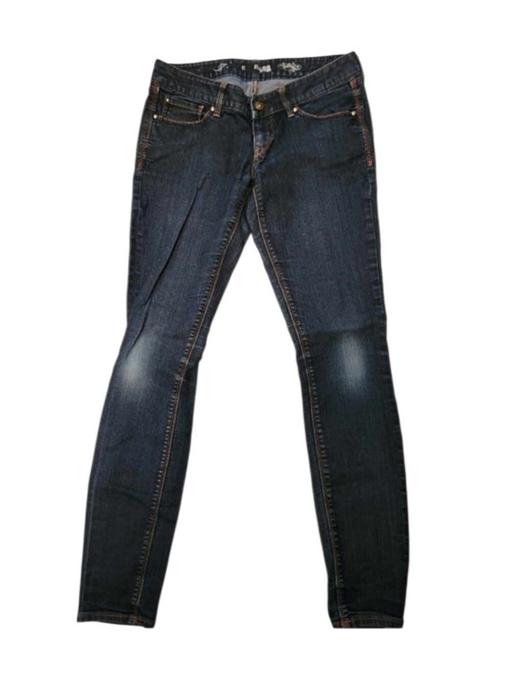 Express Zelda Jean Legging 4R Ultra Low Rise Dark Wash Skinny Jeans